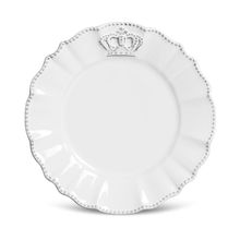 PRATO DE SOBREMESA WINDSOR BRANCO 20CM INDIVIDUAL