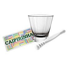 Kit Caipirinha Tábua Nomes 3 Peças