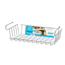 Cesto Prateleira De Encaixar 37cm Cromado