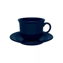 Xícaras De Chá Com Pires Order Denim 6 Peças Oxford