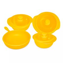 Conjunto De Panelas Cookware Cerâmica Solaris 4 Peças