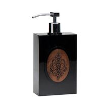 SABONETEIRA VINTAGE DE ACRÍLICO PRETO