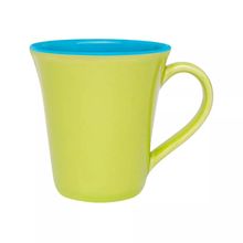 CANECA TULIPA 330ML VERDE E AZUL  A777-0776