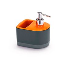 Dispenser Para Detergente E Bucha Laranja
