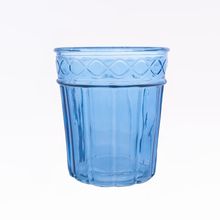 Vaso De Vidro Azul 13,5x15,5cm