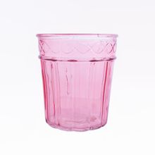 Vaso De Vidro Rosa 1,5x15,5cm