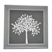 Quadro Tree Em Canvas Com Moldura 40x40cm Árvore 2