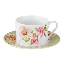 CONJUNTO COM 6 XÍCARAS DE CHÁ GARDENIA