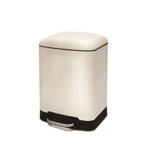 LIXEIRA COM PEDAL MODERN BRANCA 6L