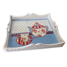 Bandeja Mdf Café Da Manhã  40x35,5x7cm