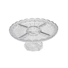 PETISQUEIRA DE CRISTAL COM PÉ STARRY 30X14CM