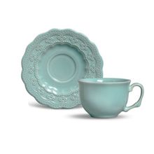 XÍCARA DE CHÁ PENICHE VERDE JOGO 6 PEÇAS