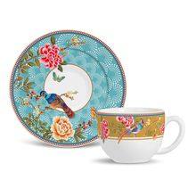 XÍCARA DE CHÁ FLAT FAENZA JOGO 6 PEÇAS