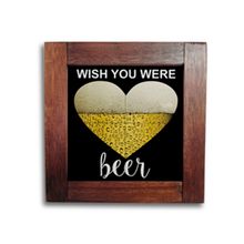 QUADRO AZULEJO WERE BEER 20X20CM