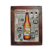 QUADRO AZULEJO ORIGINAL 30X40CM