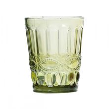 COPOS DE VIDRO VERDE 256ML 6 PEÇAS