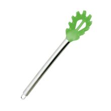 Colher Para Espaguete De Silicone Emborrachado E Inox Verde