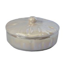 Caixa Redonda Drapee Caramel