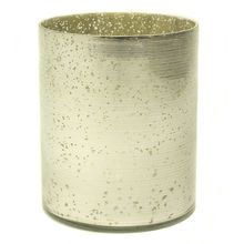 VASO DE VIDRO DECORADO 15X19CM