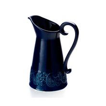 JARRO DECORATIVO DE CERÂMICA MARINHO 18X13X24CM