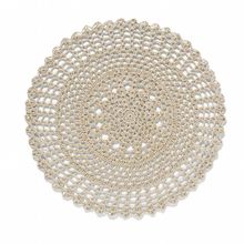 AMERICANO CIRCULAR DE CROCHET NATURAL Ø38CM